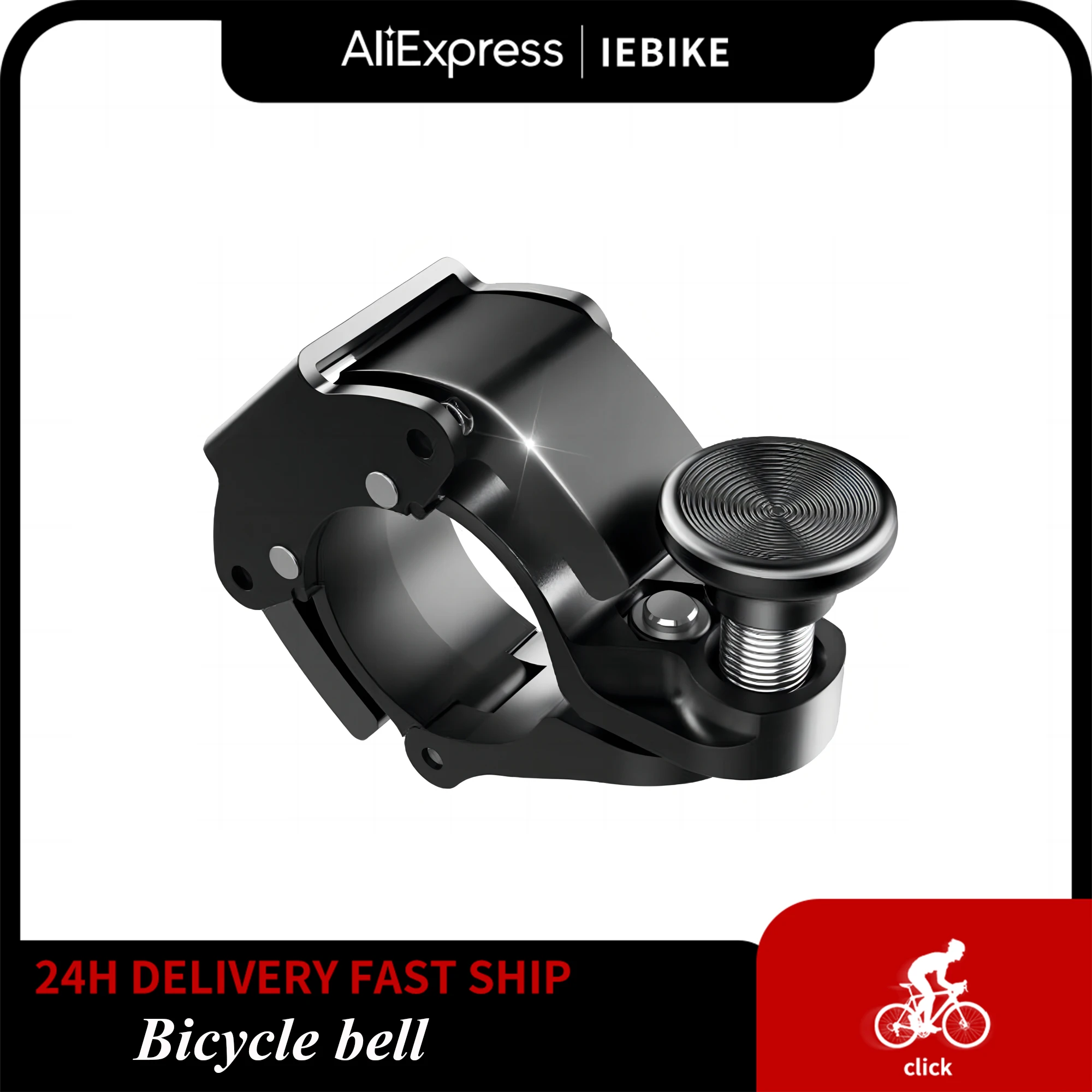 

New Stainless Bicycle Bell Ring MTB Cycling Horn Bike Handlebar Bell Crisp Sound Horn for Bicycle Safety Bike Accessories