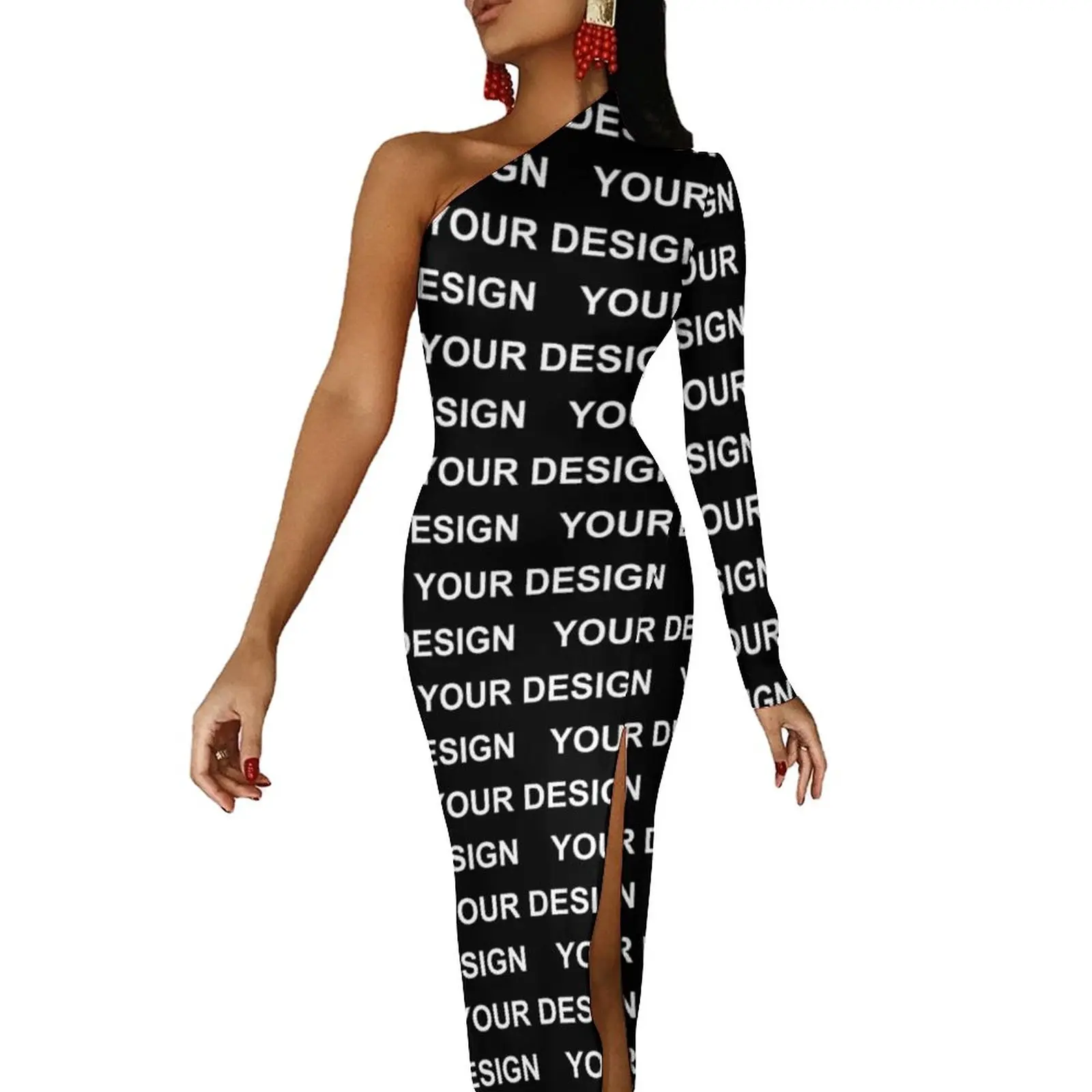 Add Design Customized Maxi Dress Custom Made Your Image Aesthetic Bodycon Dresses Summer High Slit Sexy Dress Lady Print Vestido
Add Design Customized Maxi Dress Custom Made Your Image Aesthetic Bodycon Dresses Summer High Slit Sexy Dress Lady Print Vestido