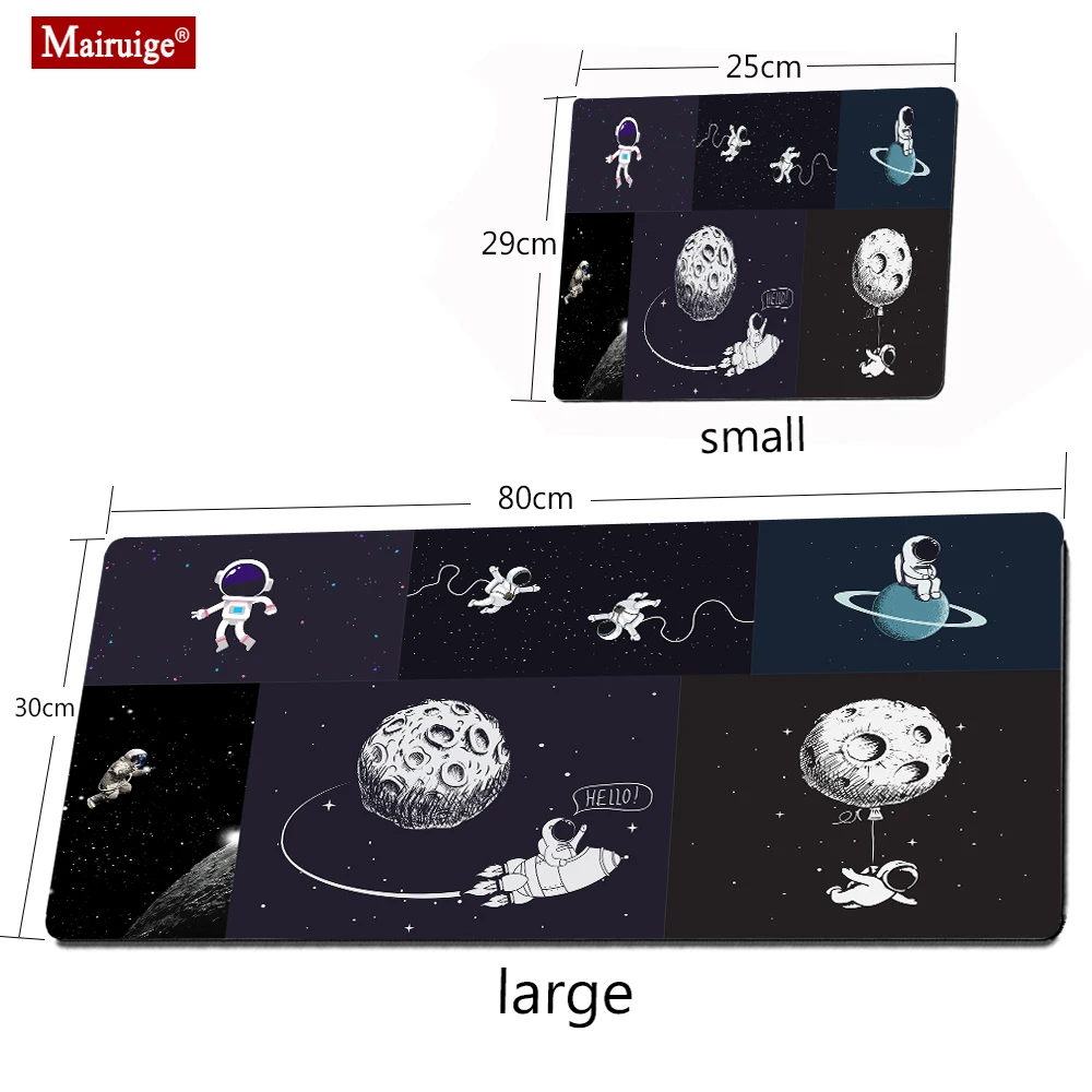 cartoon astronaut space mouse pad Black Large Mouse Pad xxl Non-slip gaming accessories Rubber table mat 400x900x3MM for csgo
cartoon astronaut space mouse pad Black Large Mouse Pad xxl Non-slip gaming accessories Rubber table mat 400x900x3MM for csgo