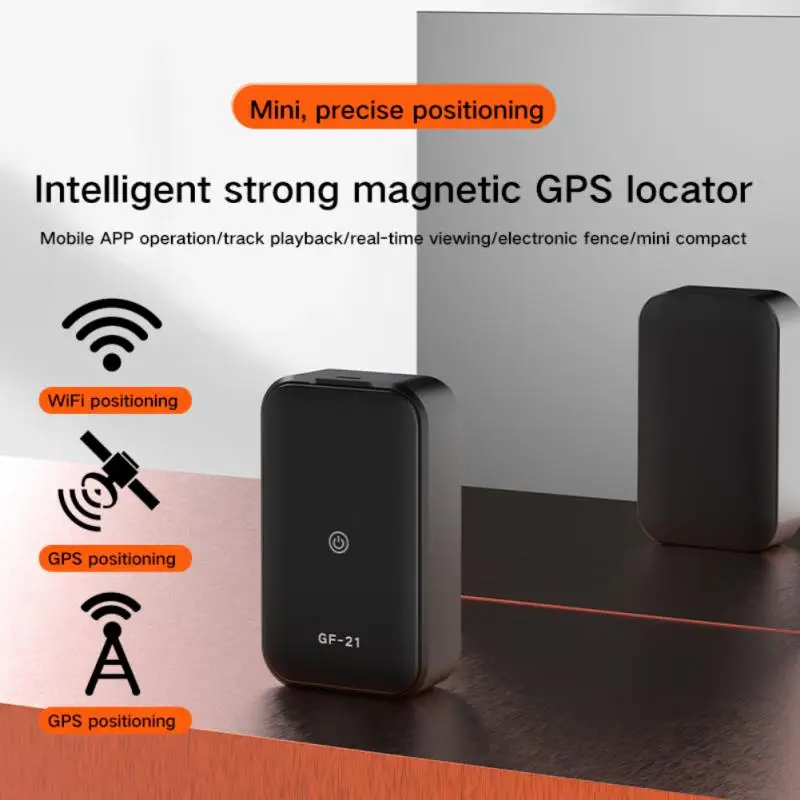 

Voice Control Loss Prevention Tracker Sim Positioner Black Mini Vehicle Car Gps Locator Gf21 Real Time Tracking Gps Locator Wifi