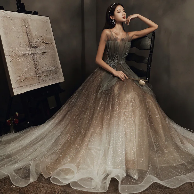 Spaghetti Strap Fairy Chinese Qipao Dress Mesh Maxi Evening Party Gown Beads Rhinestone Cheongsam Exquisite Banquet Dresses
Spaghetti Strap Fairy Chinese Qipao Dress Mesh Maxi Evening Party Gown Beads Rhinestone Cheongsam Exquisite Banquet Dresses