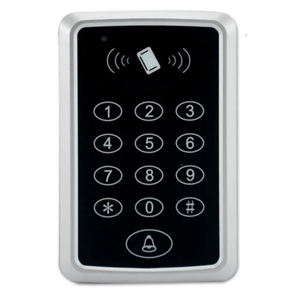 

Прочный Контроль доступа, Бесконтактный сканер отпечатков пальцев, карта доступа, Домашняя безопасность, дверной замок с 10 брелоками, многофункциональная система