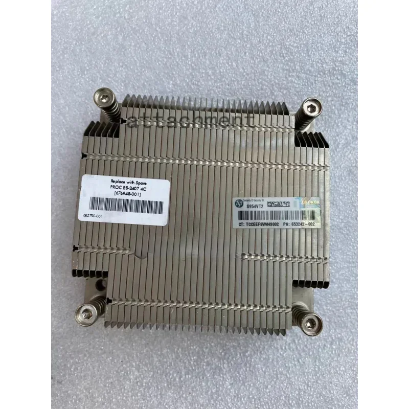 

Original for HP ml350e 360e G8 radiator 676948-001 653242-002/003 heat sink