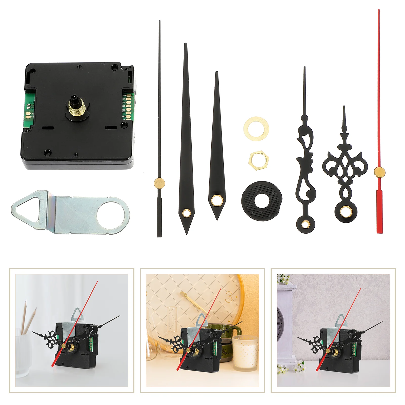 

Radio Controlled Clock Movement DIY Wall Mechanism Replacement Clocks Silent Sports Repair Parts
