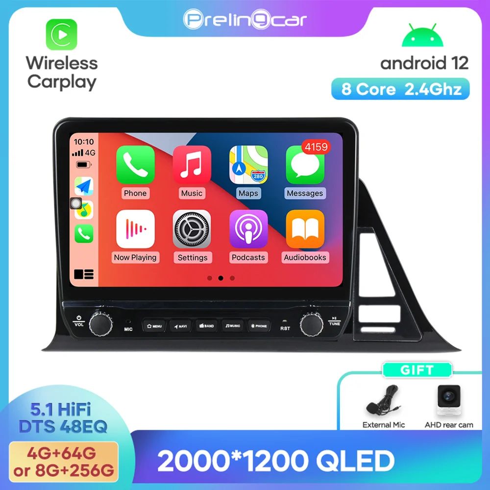 Android 12 DTS Sound For Toyota C-HR 2016-2020 Years Navigation Multimedia Car Player Radio 2Din Stereo Bluetooth 48EQ
Android 12 DTS Sound For Toyota C-HR 2016-2020 Years Navigation Multimedia Car Player Radio 2Din Stereo Bluetooth 48EQ