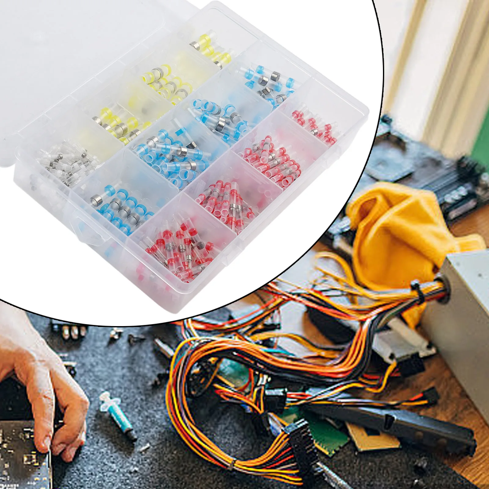 Connector Kit Tool Accessories PE Exterior Tools Tube Kit High Quality Waterproof Solder Sleeve Connector Set 200pcs
Connector Kit Tool Accessories PE Exterior Tools Tube Kit High Quality Waterproof Solder Sleeve Connector Set 200pcs