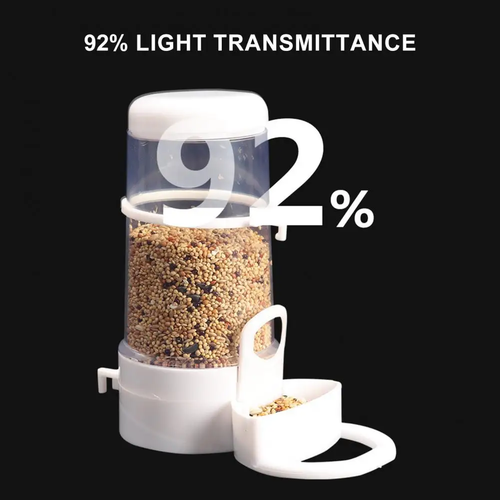 Transparent Bird Feeder Automatic Bird Feeder for Parrot Cage Food Dispenser Box Easy Installation Pet Bird Supplies Feeding
Transparent Bird Feeder Automatic Bird Feeder for Parrot Cage Food Dispenser Box Easy Installation Pet Bird Supplies Feeding
