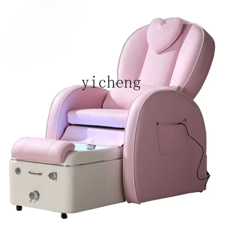 

Zc Electric Manicure Couch Reclinable Foot Bath Foot Massage Sofa Foot Massage Beauty Eyelash Massage Sofa