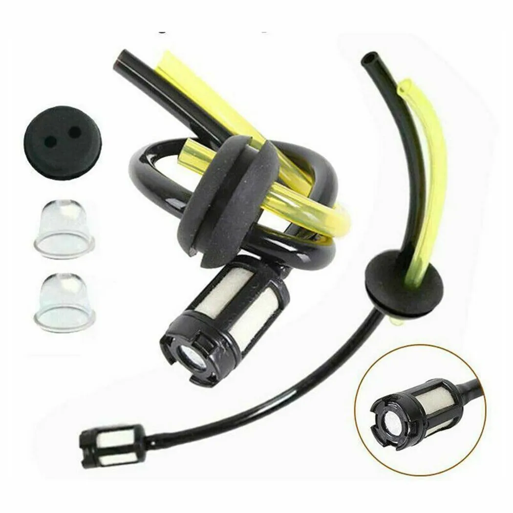 2 Sets Fuel Filter Fuel Hose Seal With Priming Bulbs For Brushcutter Hedge Trimmer Garden Lawn Mower Accessories Power Tools
2 Sets Fuel Filter Fuel Hose Seal With Priming Bulbs For Brushcutter Hedge Trimmer Garden Lawn Mower Accessories Power Tools