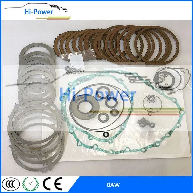 New 0AW Auto Transmission Overhaul Gearbox Clutch Repair Kit Gasket Friction Steel Kit For Audi VOLKSWAGEN Master Rebuild Kit
New 0AW Auto Transmission Overhaul Gearbox Clutch Repair Kit Gasket Friction Steel Kit For Audi VOLKSWAGEN Master Rebuild Kit