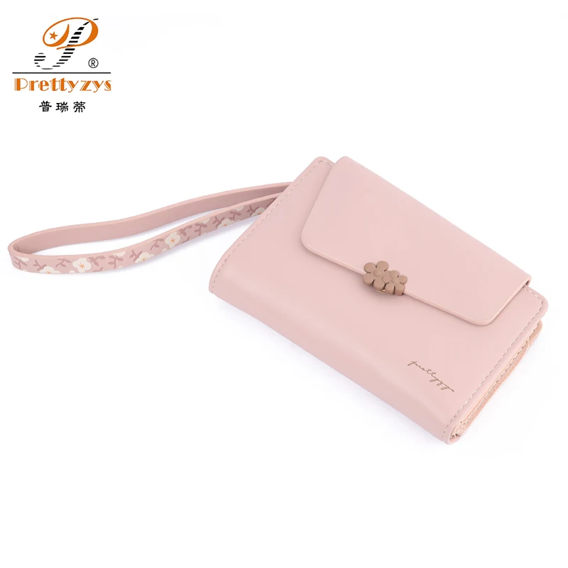 

New Women Wallets Fashion Lady Wristlet Medium Wallet Flower Hasp Coin Purse Cards ID Holder Woman Wallet High Capacity