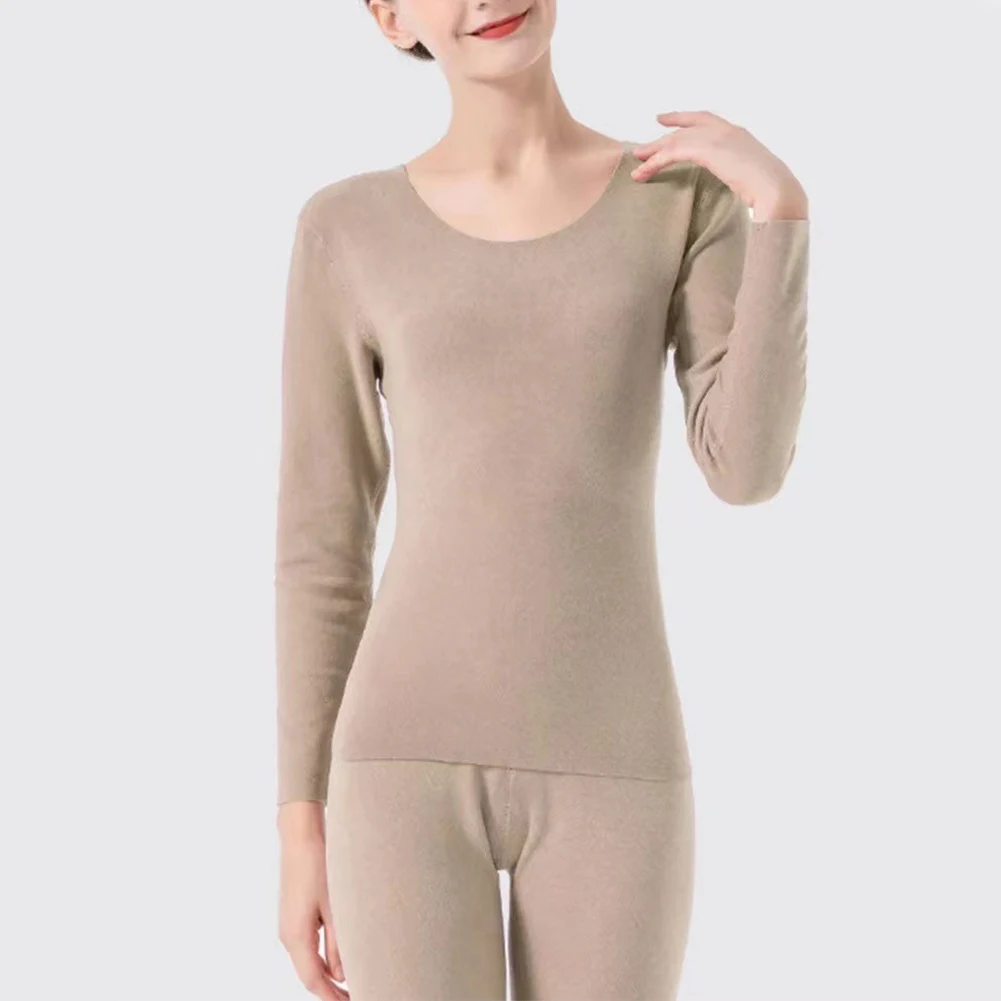 Thermal Underwear Set Women Autumn Winter Long Johns Base Layer Keep Warm Soft Tops Bottoms Outfit Solid Comfortable Underwear
Thermal Underwear Set Women Autumn Winter Long Johns Base Layer Keep Warm Soft Tops Bottoms Outfit Solid Comfortable Underwear