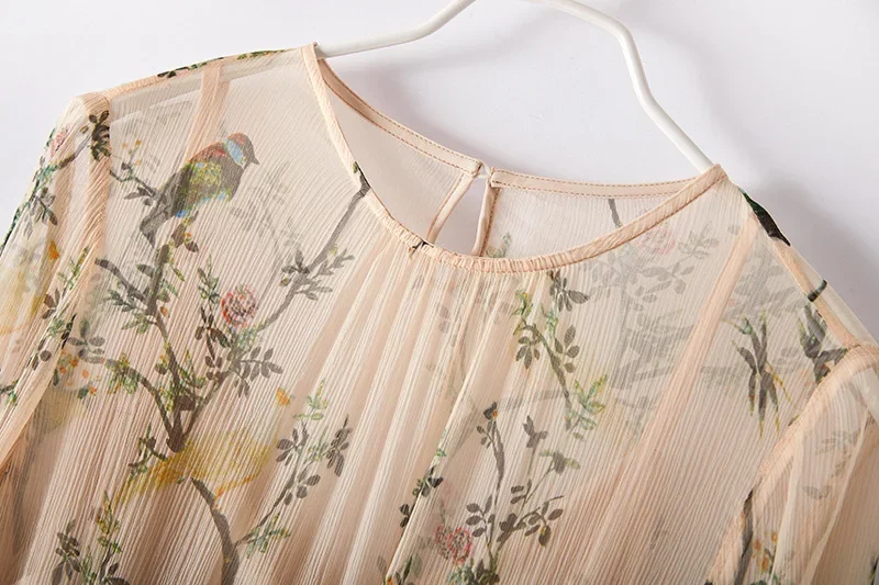 Women's Asymmetric Floral Printing Dress, Mulberry Silk, Half Sleeve, Lace Up Waist Midi Dresses, Retro Robe, Summer, 28003
Women's Asymmetric Floral Printing Dress, Mulberry Silk, Half Sleeve, Lace Up Waist Midi Dresses, Retro Robe, Summer, 28003