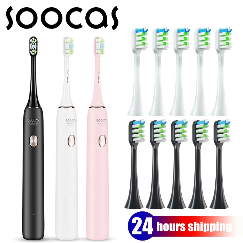 

SOOCAS Sonic Electric Toothbrush X3U Smart Ultrasonic Tooth Brush Cleaner Adult Automatic 4 Weeks Teeth Whitening Waterproof