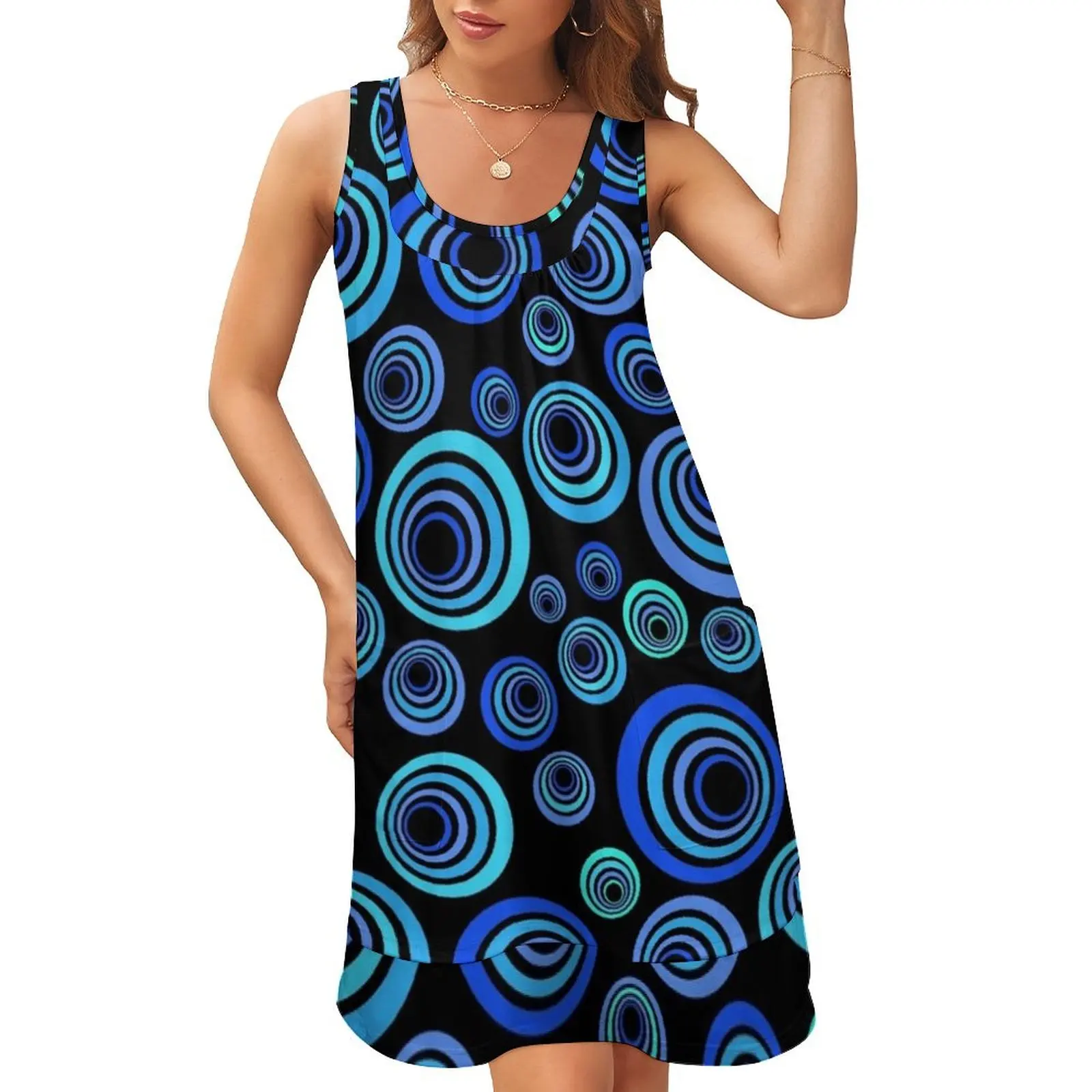 Retro in Pretty Blue Sleeveless U-Neck Fake Two Piece Dress prom dress 2024 party dresses women evening dress
Retro in Pretty Blue Sleeveless U-Neck Fake Two Piece Dress prom dress 2024 party dresses women evening dress