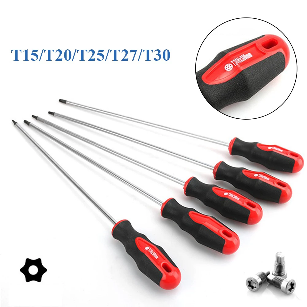 1pc 400mm Extra Long Torx Screwdriver Magnetic Screw Drive Home Repair Tools T15 T20 T25 T27 T30 Multi Function Screwdriver
1pc 400mm Extra Long Torx Screwdriver Magnetic Screw Drive Home Repair Tools T15 T20 T25 T27 T30 Multi Function Screwdriver