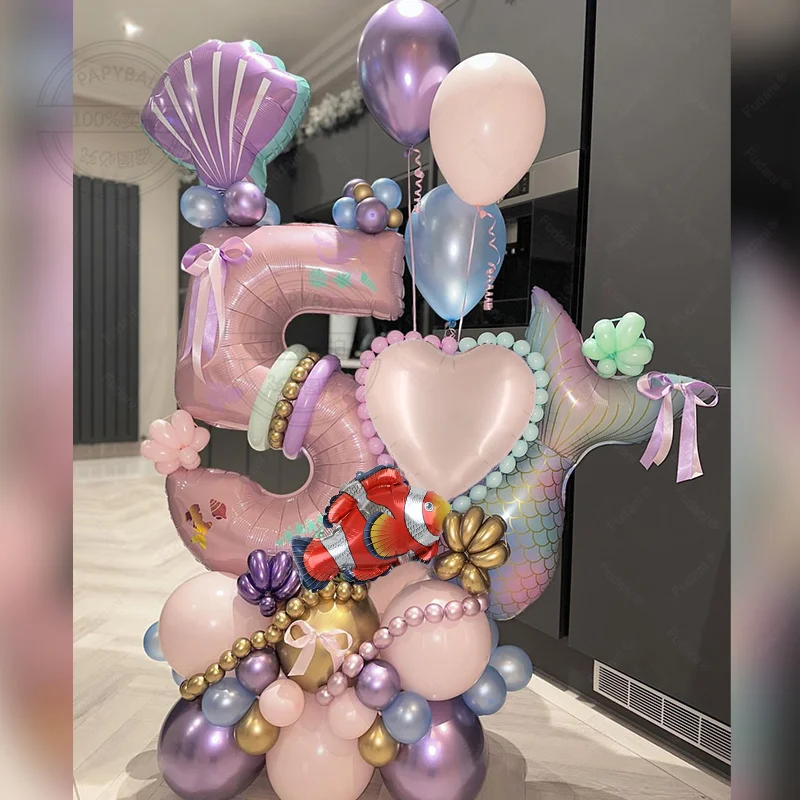 Воздушные шары в морском стиле, комплект из 62 шариков с розовыми цифрами, хвостом, фестонами, сердечками, алюминиевой пленкой, для девочек, украшение на день рождения
Воздушные шары в морском стиле, комплект из 62 шариков с розовыми цифрами, хвостом, фестонами, сердечками, алюминиевой пленкой, для девочек, украшение на день рождения