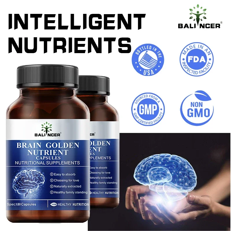

Пищевая добавка для нервной системы Balincer, фосфатидилсерин, масло из водорослей, витамины, память, концентрация, без ГМО