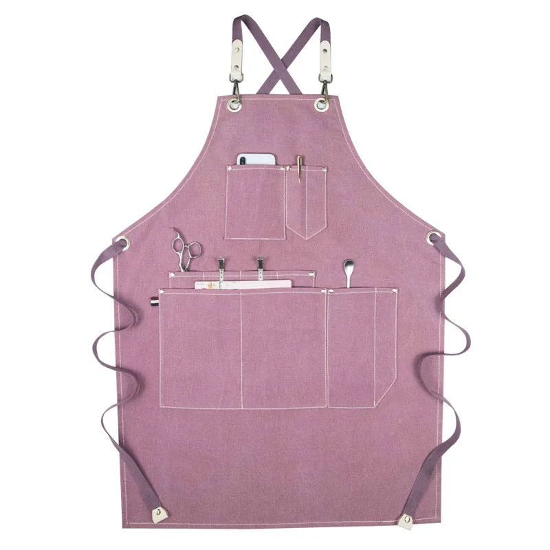 Apron Factory Sale Pink Unisex Workwear For Men Canvas Black Bib Adjustable Cooking For Woman With Tool Pockets Kitchen Aprons
Apron Factory Sale Pink Unisex Workwear For Men Canvas Black Bib Adjustable Cooking For Woman With Tool Pockets Kitchen Aprons