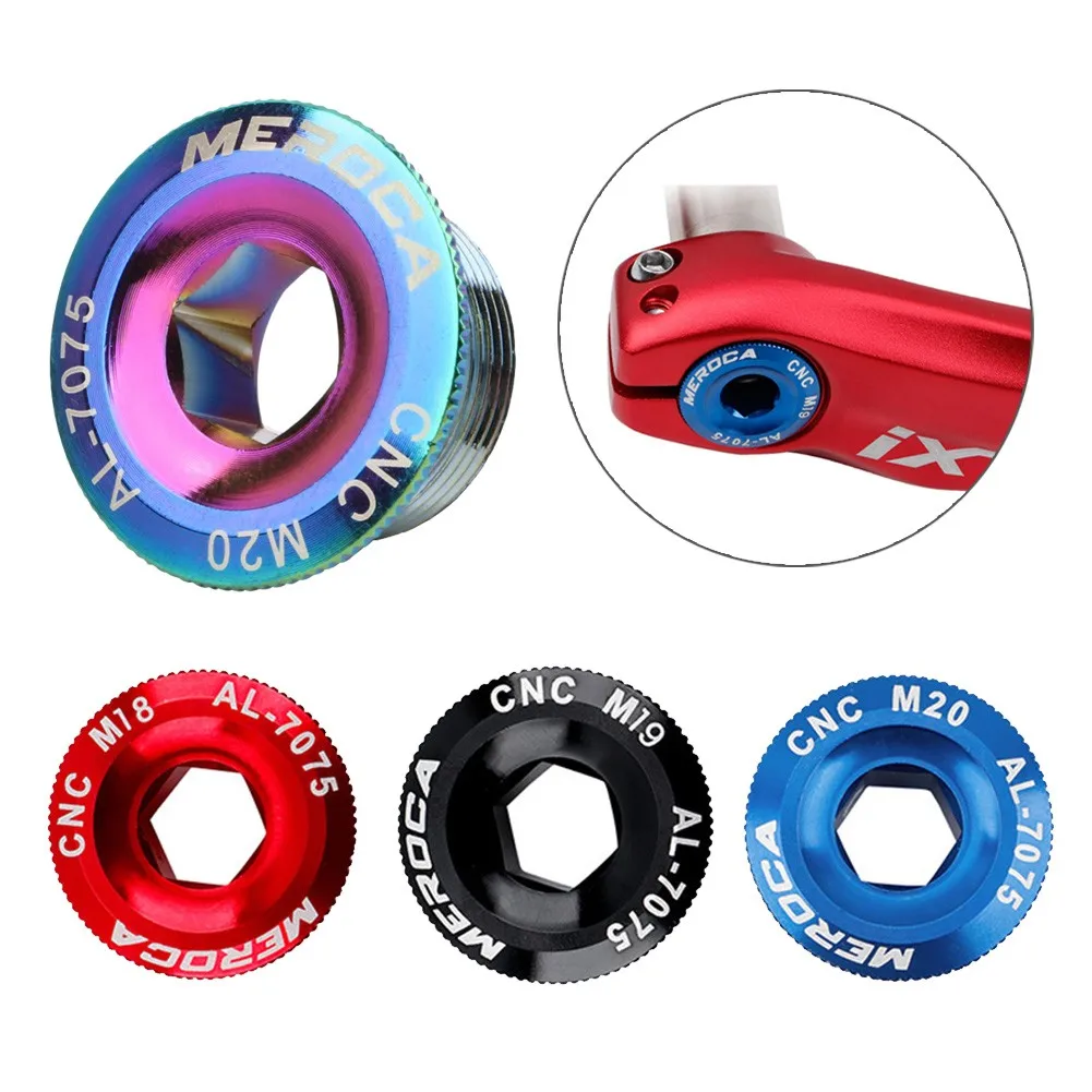 Road Bike Crank Arm Fixing Bolt Crank Screws Colored Crank Cover Crankset Screws-M18/M19/M20 Aluminum Alloy Chainring Crank Bolt
Road Bike Crank Arm Fixing Bolt Crank Screws Colored Crank Cover Crankset Screws-M18/M19/M20 Aluminum Alloy Chainring Crank Bolt