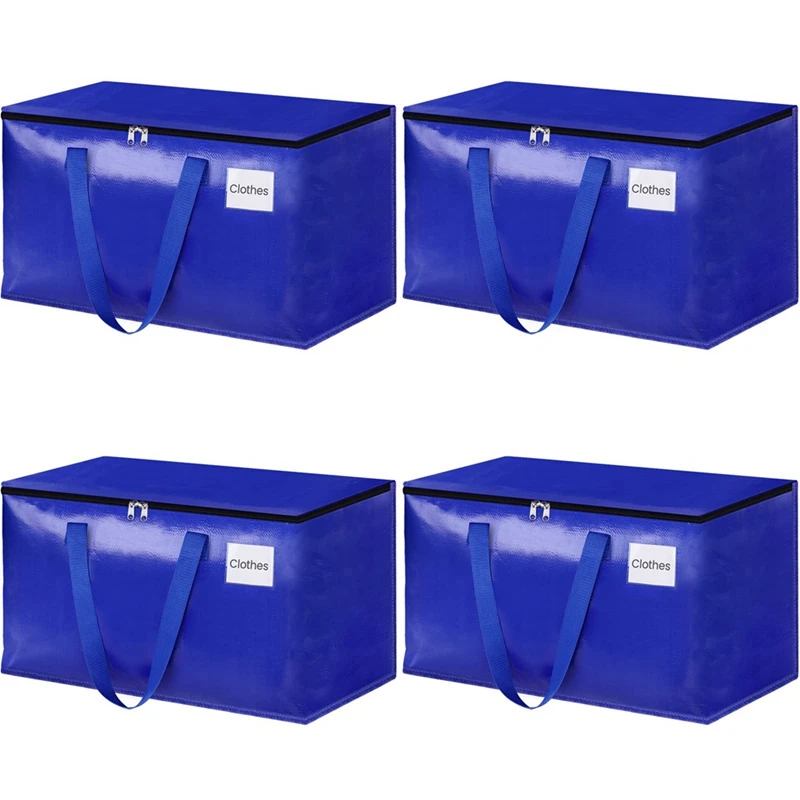 6 PCS Moving Bags Storage Bags With Sturdy Handles And Heavy Duty Zippers, Storage Tote For Space Saving
6 PCS Moving Bags Storage Bags With Sturdy Handles And Heavy Duty Zippers, Storage Tote For Space Saving