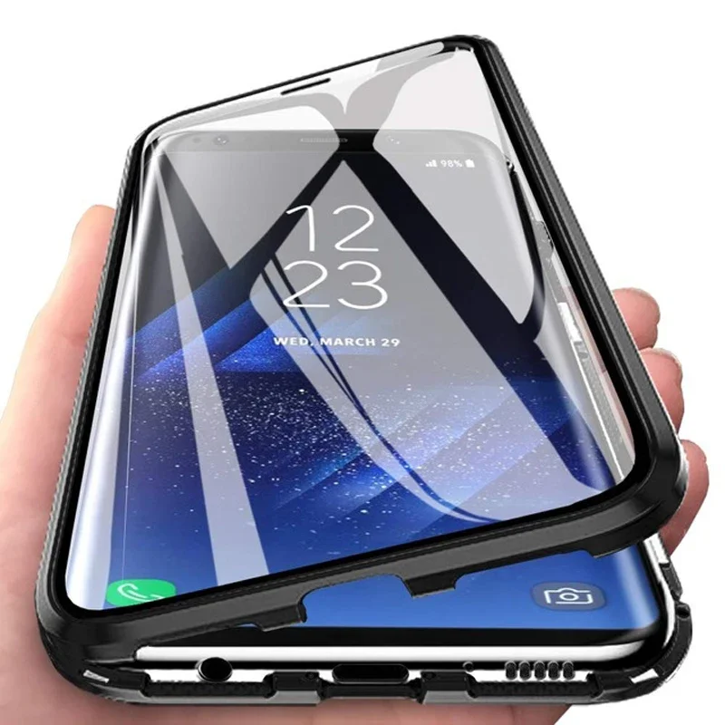 360 Full Protection Double Sided Glass Metal Magnetic Case For Xiaomi Redmi Note 11 S 12 T Pro Lite Ultra Bumper
360 Full Protection Double Sided Glass Metal Magnetic Case For Xiaomi Redmi Note 11 S 12 T Pro Lite Ultra Bumper