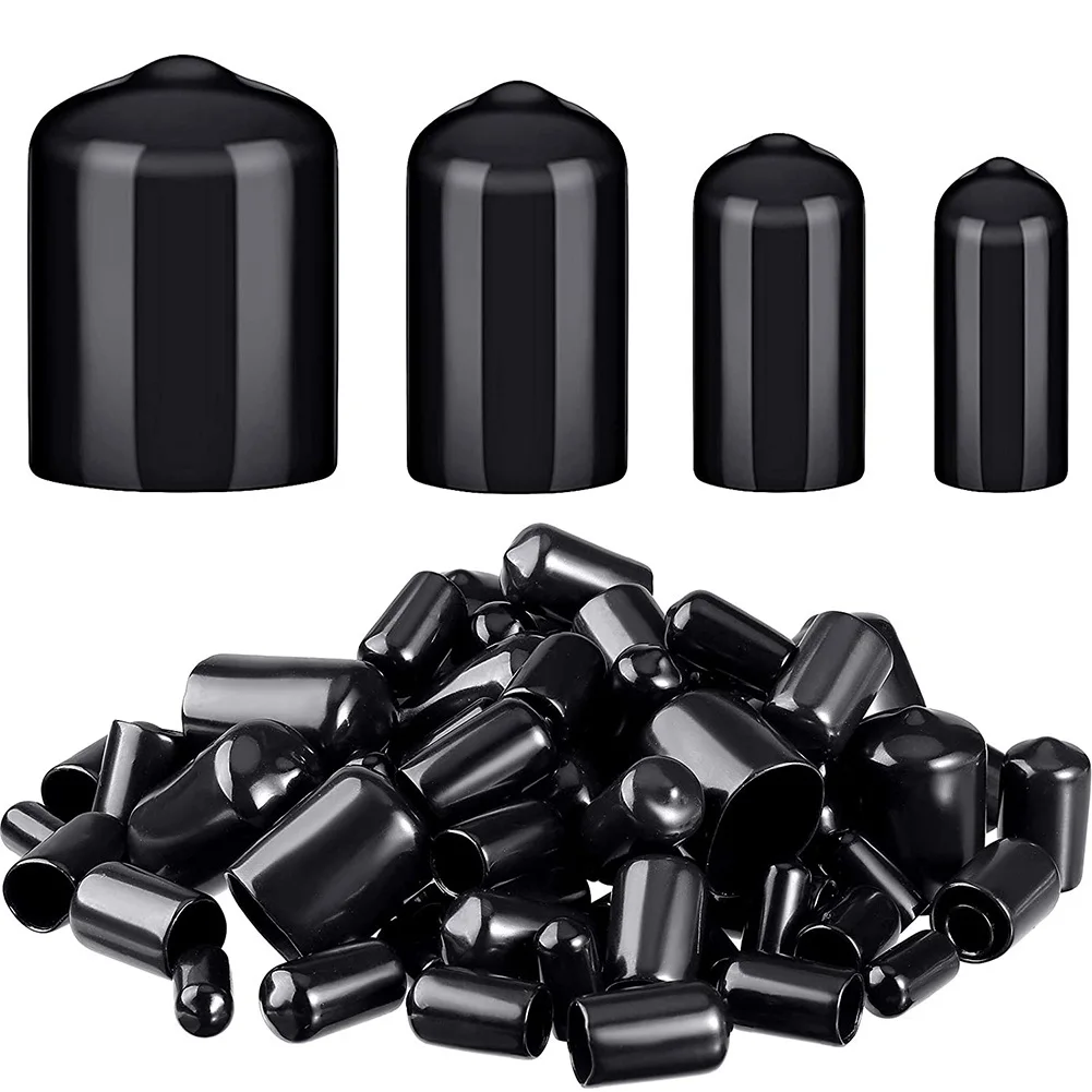 80 Pieces Rubber End Caps Flexible Bolt Covers Screw Caps Thread Protectors in 4 Sizes 1/4 to 3/4 Inch (Black)
80 Pieces Rubber End Caps Flexible Bolt Covers Screw Caps Thread Protectors in 4 Sizes 1/4 to 3/4 Inch (Black)