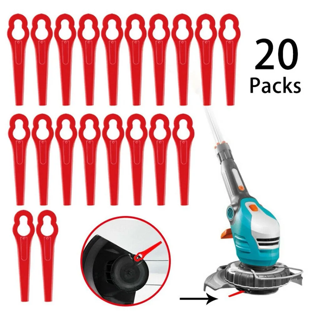 20Pcs Grass Trimmer Plastic Blade Brush Cutter Head Blades For Einhell GE-CT 18 Cordless Grass Trimmer Lawn Mower Replacement
20Pcs Grass Trimmer Plastic Blade Brush Cutter Head Blades For Einhell GE-CT 18 Cordless Grass Trimmer Lawn Mower Replacement