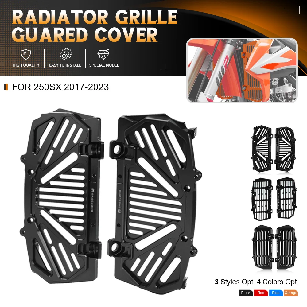 FOR 250 SX 250SX 2017-2018-2019-2020-2021-2022-2023 Motorcycle Radiator Grille Mesh Cover Shield Engine Cooler Protective Guard
FOR 250 SX 250SX 2017-2018-2019-2020-2021-2022-2023 Motorcycle Radiator Grille Mesh Cover Shield Engine Cooler Protective Guard