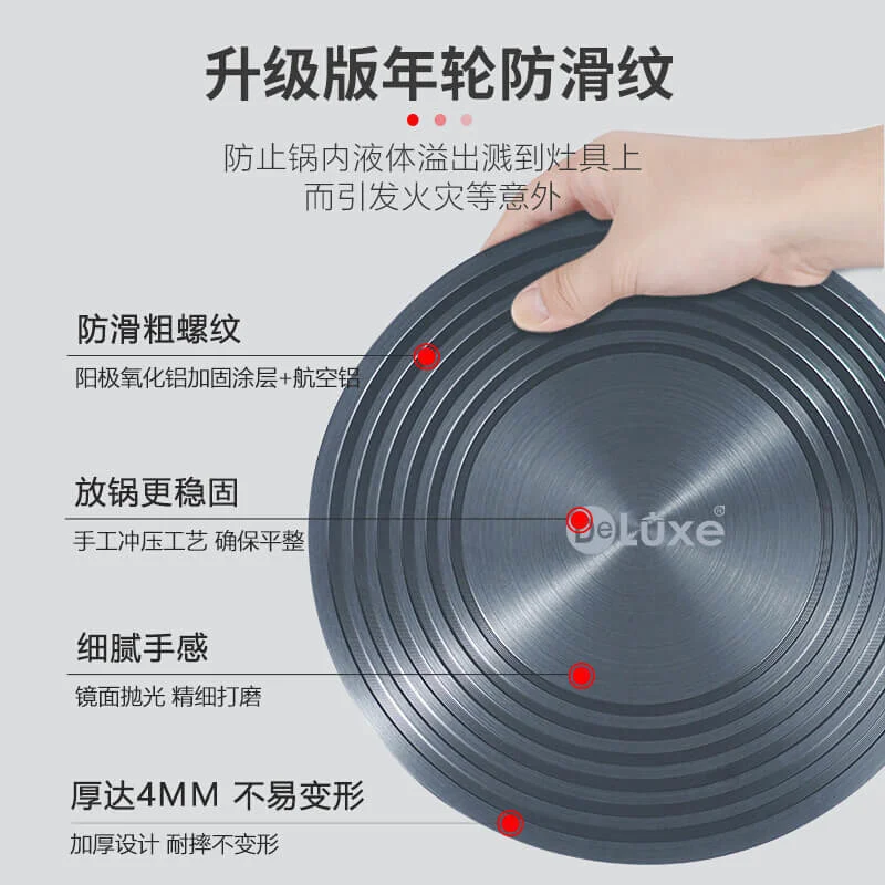 De kitchen gas stove heat conduction plate induction cooker heat conduction pad defrosting anti burning black energy-saving
De kitchen gas stove heat conduction plate induction cooker heat conduction pad defrosting anti burning black energy-saving