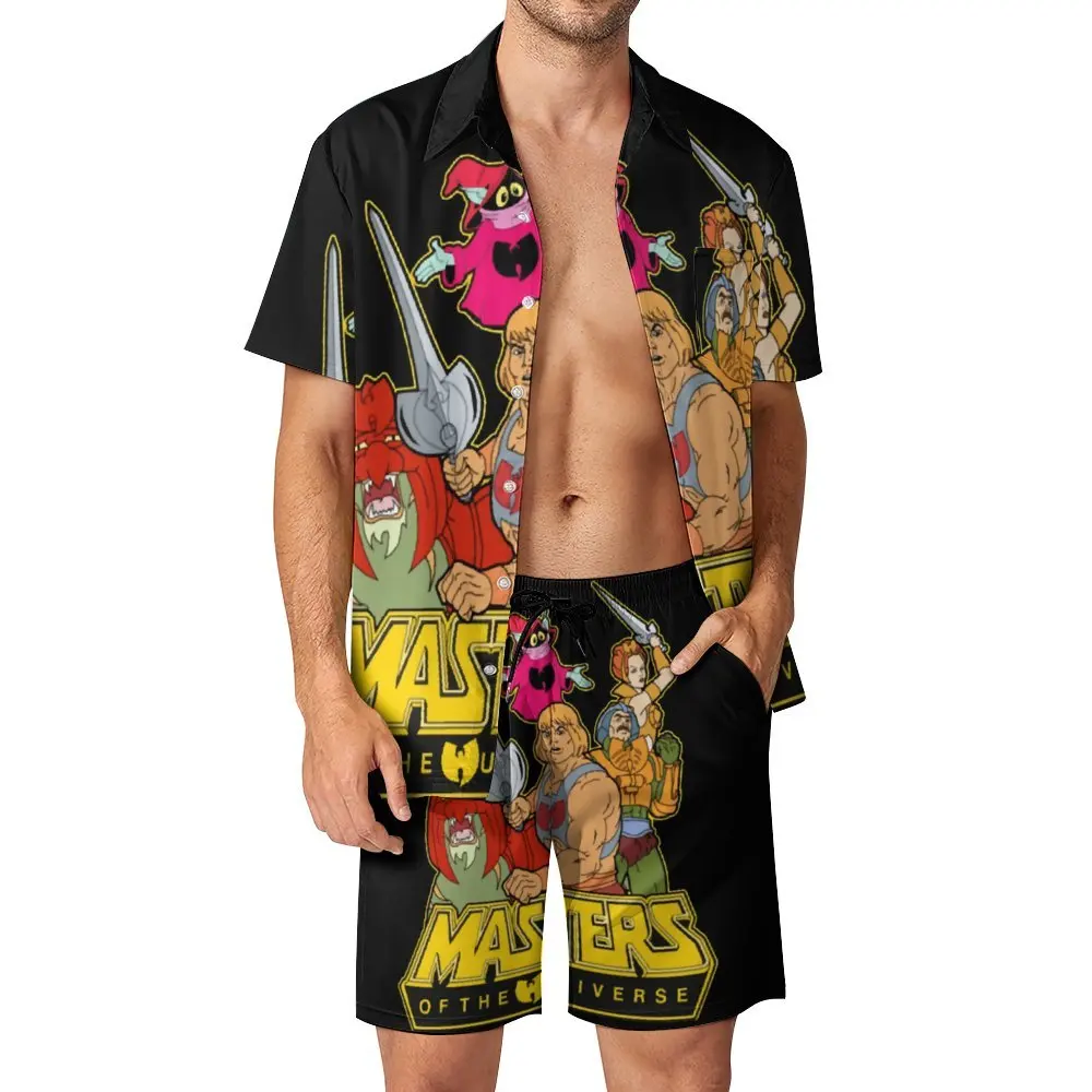 

Мужской пляжный костюм He Man And The Masters Heroes Creme, 2 предмета, брючный костюм, высокое качество, новинка, шоппинг, европейский размер