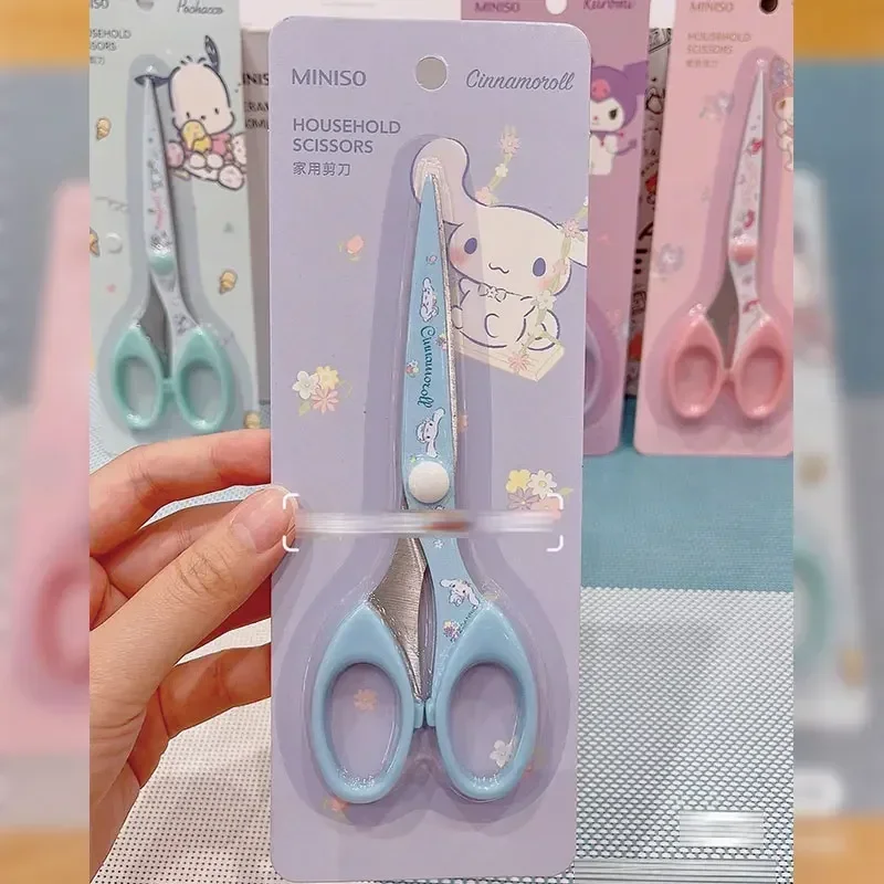 Kawaii Sanrio Anime Household Scissors Cinnamoroll Kuromi My Melody Cartoon Printing Craftsman Paper ScissorsOffice Supplies
Kawaii Sanrio Anime Household Scissors Cinnamoroll Kuromi My Melody Cartoon Printing Craftsman Paper ScissorsOffice Supplies