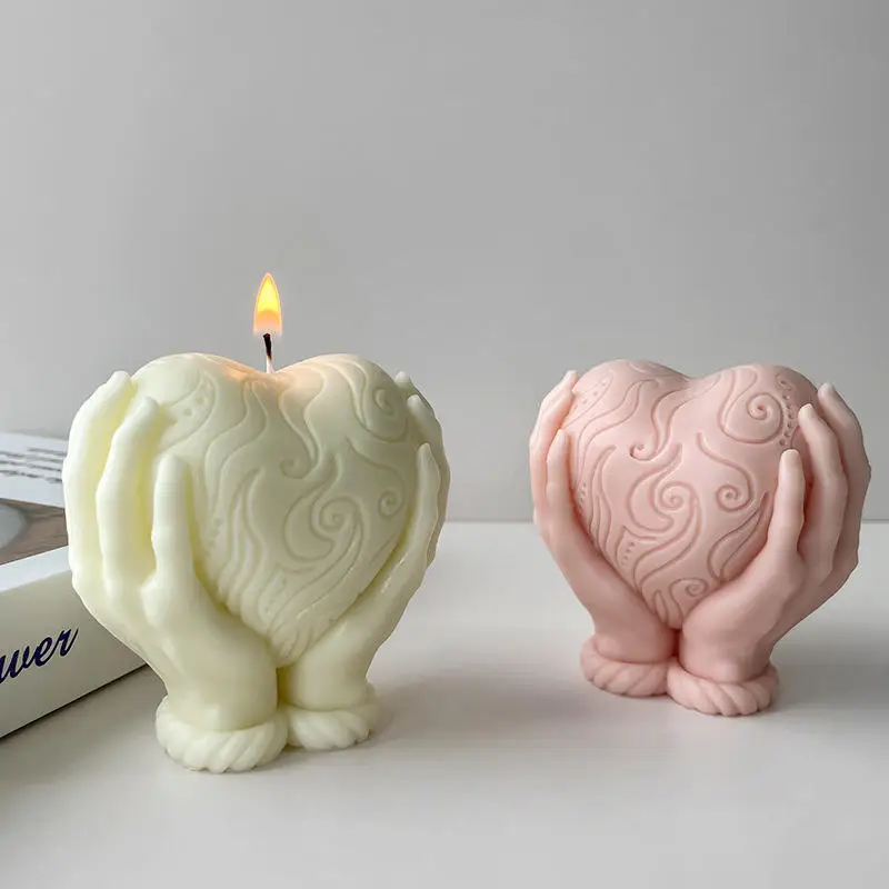 B0070 Hand Held Heart Shaped Aromatherapy Candles Suitable Wedding Decoration Gypsum Baking Cake Mould Silicone Candle Mold
B0070 Hand Held Heart Shaped Aromatherapy Candles Suitable Wedding Decoration Gypsum Baking Cake Mould Silicone Candle Mold