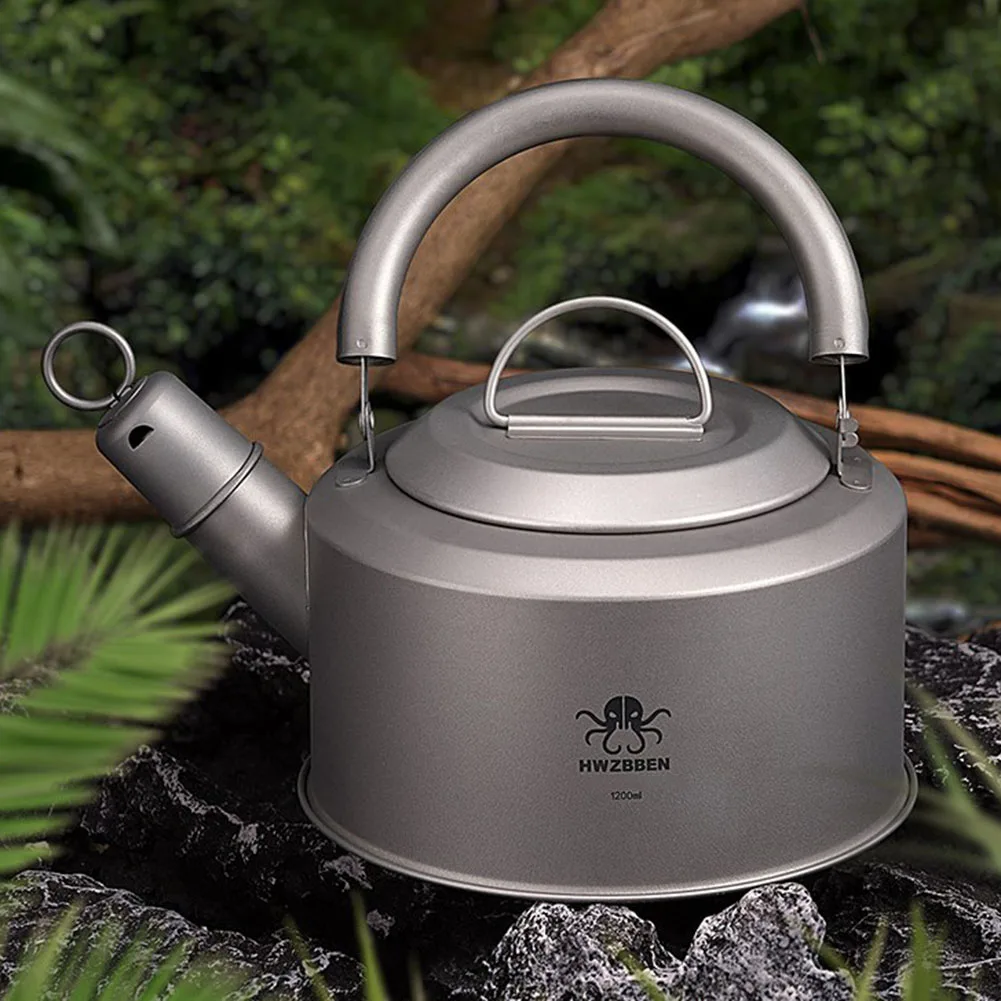 1pc Camping Titanium Pot 1200m Titanium Whistling Tea Kettle With Warning Buzzer For Boiling Water Coffee 6.5*6.5*3.9inch
1pc Camping Titanium Pot 1200m Titanium Whistling Tea Kettle With Warning Buzzer For Boiling Water Coffee 6.5*6.5*3.9inch