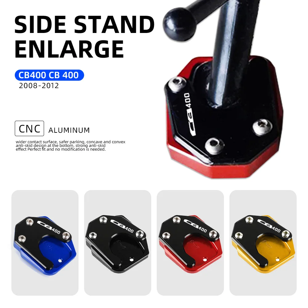 For HONDA CB 400 CB400 2008 2009 2010 2011 2012 Motorcycle Kickstand Foot Side Stand Extension Pad Support Plate Enlarge Stand
For HONDA CB 400 CB400 2008 2009 2010 2011 2012 Motorcycle Kickstand Foot Side Stand Extension Pad Support Plate Enlarge Stand