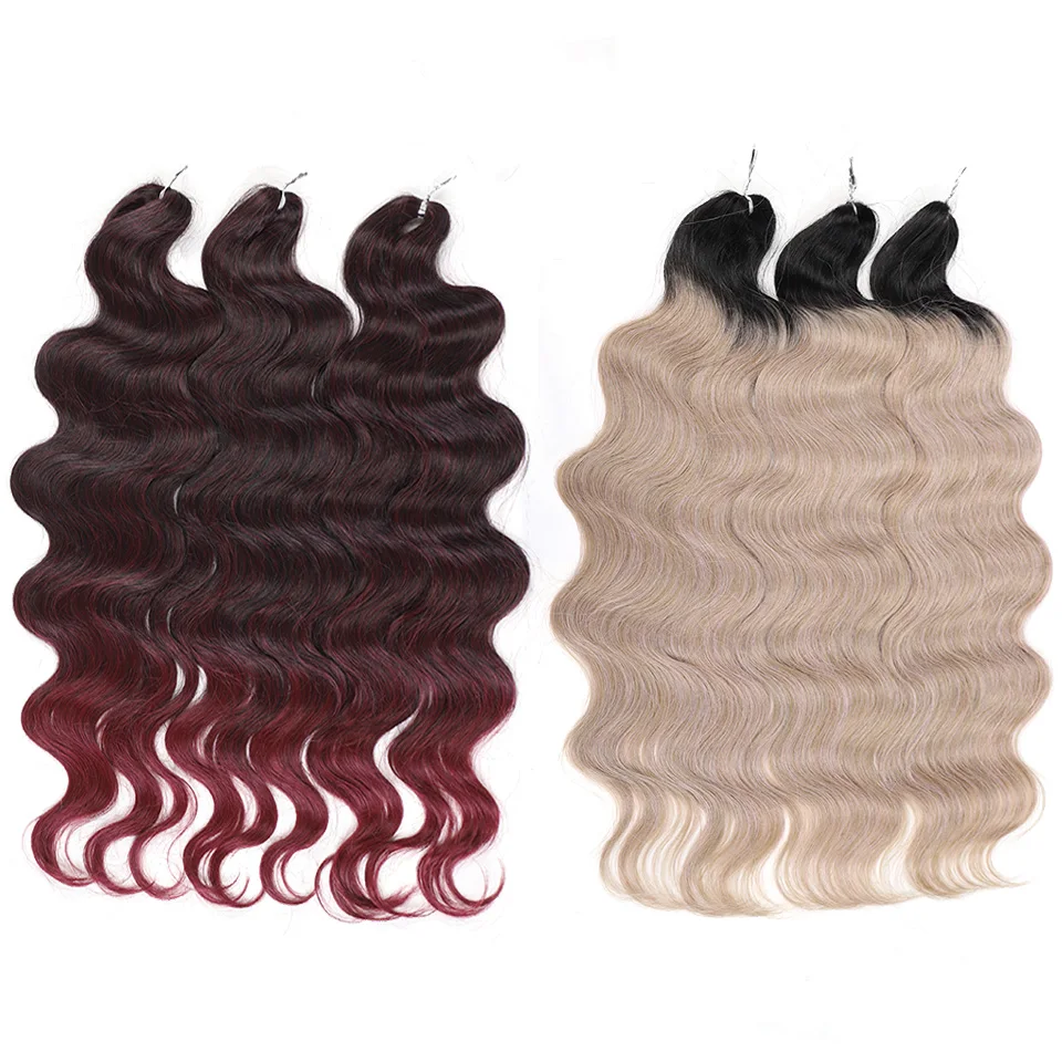 Body Wave Crochet HairSoft Long Synthetic Hair Braids Ponytail Extensions 24Inch Wavy Ombre Red Blonde Hair Extensions For Women
Body Wave Crochet HairSoft Long Synthetic Hair Braids Ponytail Extensions 24Inch Wavy Ombre Red Blonde Hair Extensions For Women