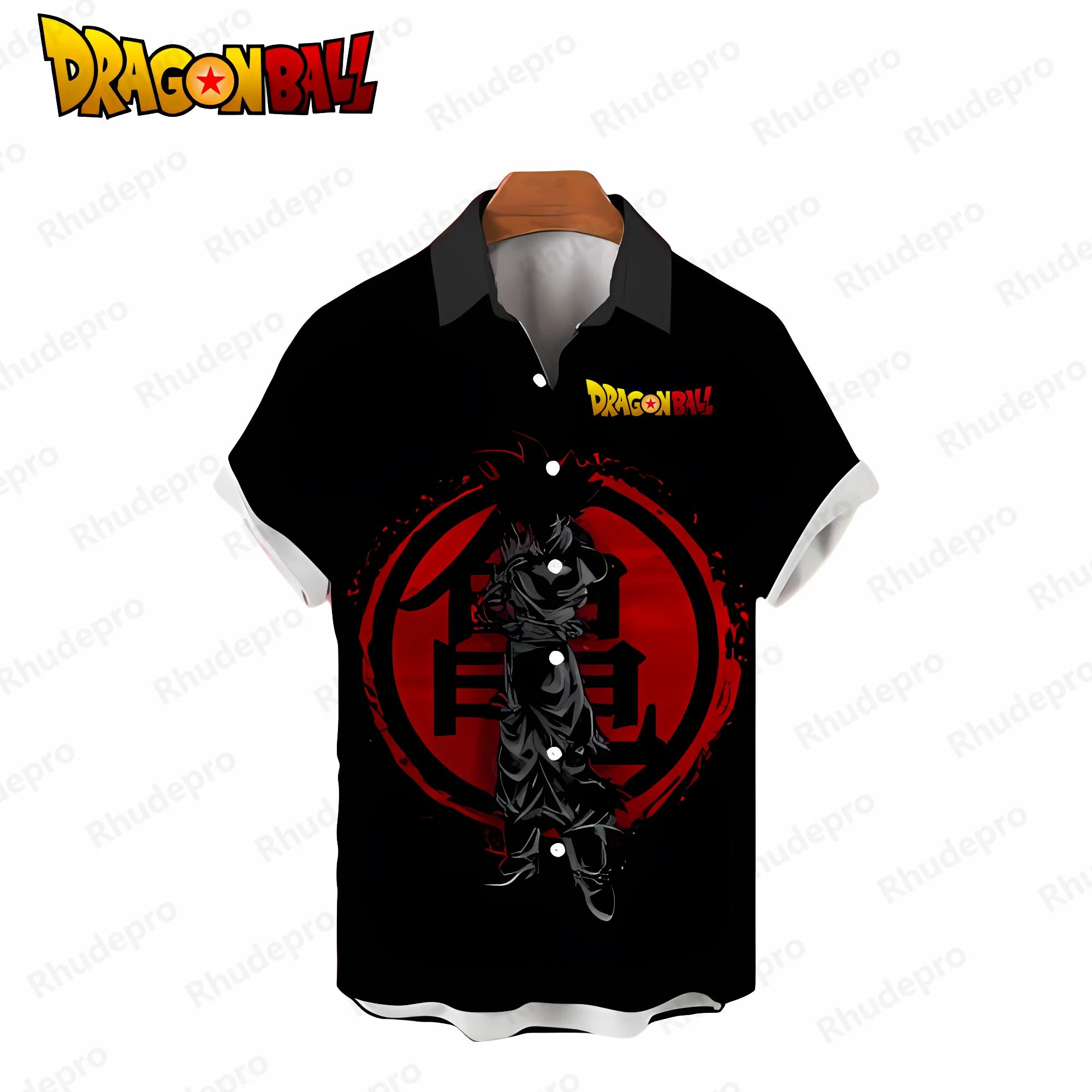 

Dragon Ball Z Men's Shirts Vegeta Hawaiian Shirt Tops Cool Summer Blouse Streetwear Super Saiya Anime Fashion 2024 Oversized