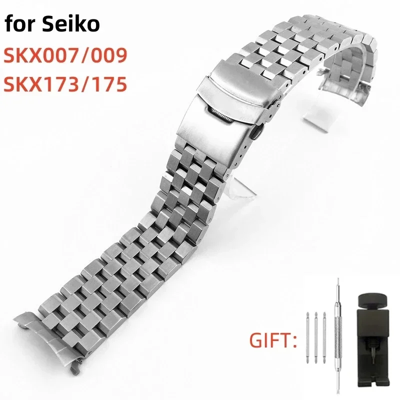 Ремешок из нержавеющей стали 316L для часов Seiko SKX007 SKX009 SKX173/175, аксессуары для мужских часов, твердый изогнутый браслет, 20 мм 22 мм
Ремешок из нержавеющей стали 316L для часов Seiko SKX007 SKX009 SKX173/175, аксессуары для мужских часов, твердый изогнутый браслет, 20 мм 22 мм