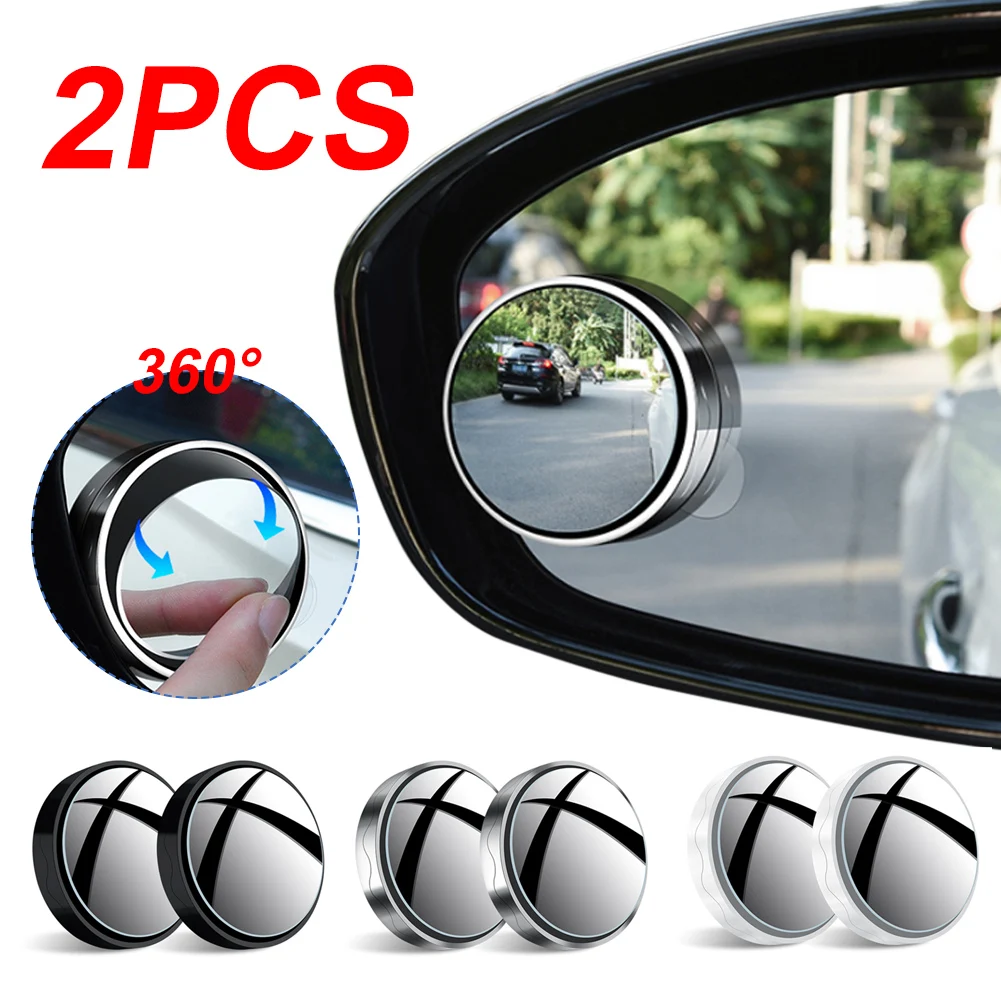 2Pcs Car Blind Spot Mirror Safety Driving Wide Angle 360° Adjustable Round Frame Clear Rearview Auxiliary Mirror Car Accessories
2Pcs Car Blind Spot Mirror Safety Driving Wide Angle 360° Adjustable Round Frame Clear Rearview Auxiliary Mirror Car Accessories
