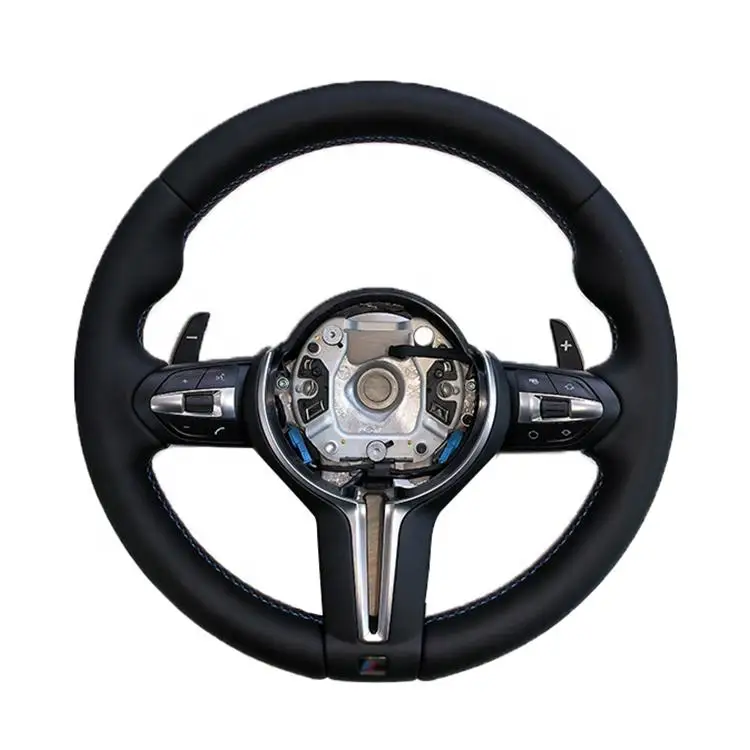 

Car Steering Wheel Fit Full Leather For Bmw One Series E84 Three Series E90 E91E92 E93 X1 E84 X5 E53 E70 X6 E71 E72