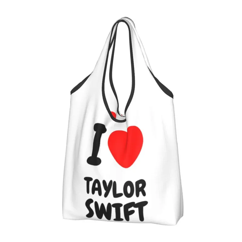 Large Reusable I Love Taylor Grocery Bags Recycle Foldable Swiftie Music Shopping Tote Bag Washable Fits in Pocket
Large Reusable I Love Taylor Grocery Bags Recycle Foldable Swiftie Music Shopping Tote Bag Washable Fits in Pocket