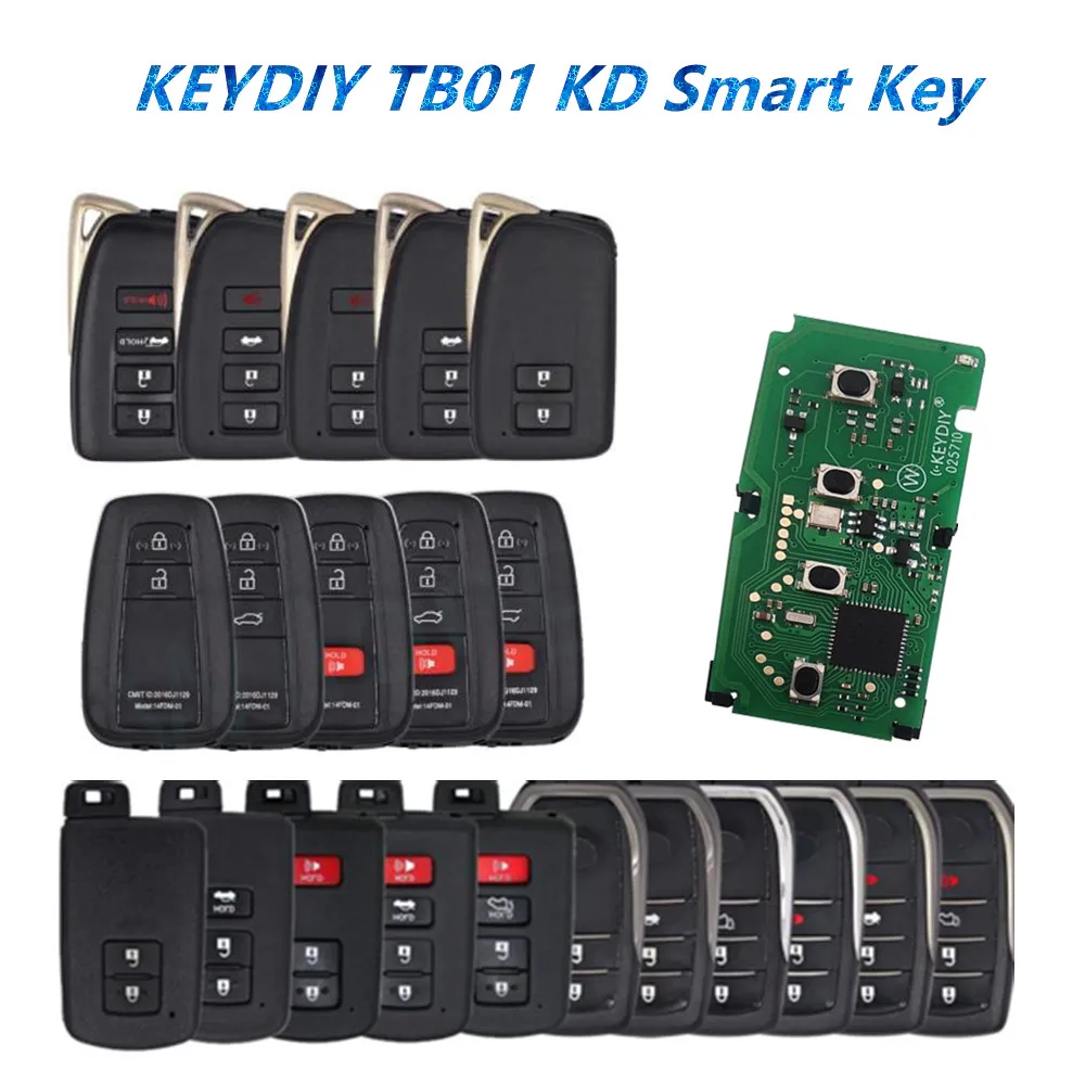 KEYDIY TB01 KD Smart Key with 8A Transponder and Universal Remote Control For Toyota Corolla RAV4 Camry/Lexus FCCID:0020
KEYDIY TB01 KD Smart Key with 8A Transponder and Universal Remote Control For Toyota Corolla RAV4 Camry/Lexus FCCID:0020