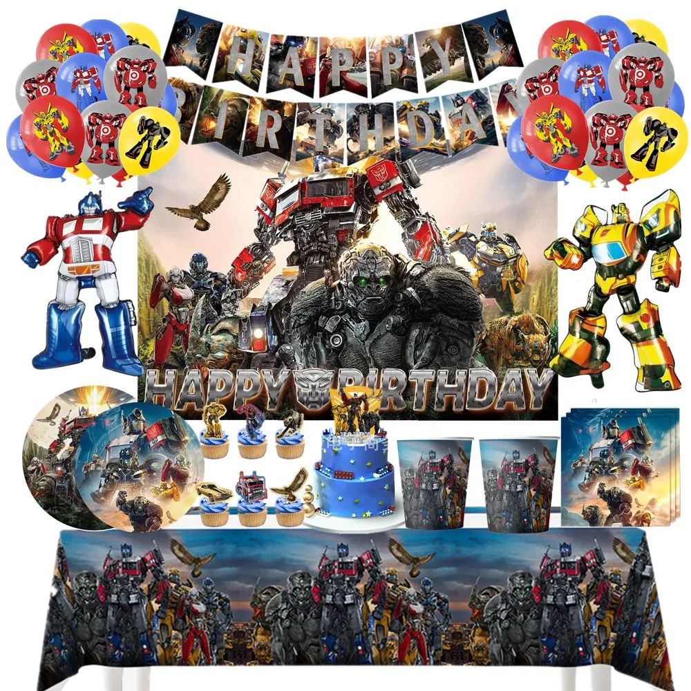 Anime Autobots Birthday Party Decoration Balloons Kids Disposable Tableware Cup Plate Backdrop Robot Baby Shower Supplies
Anime Autobots Birthday Party Decoration Balloons Kids Disposable Tableware Cup Plate Backdrop Robot Baby Shower Supplies