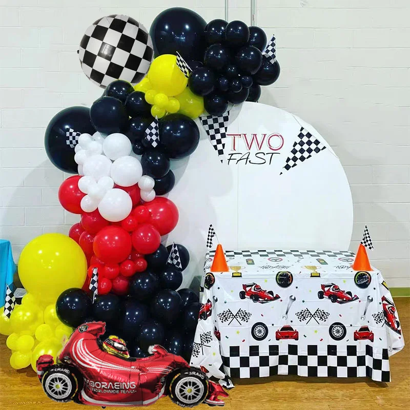119pcs Racing Car Theme Party Balloon Garland Kit Red Black Yellow Latex Balloons Baby Shower Kids Birthday Two Fast Party Decor 
119pcs Racing Car Theme Party Balloon Garland Kit Red Black Yellow Latex Balloons Baby Shower Kids Birthday Two Fast Party Decor