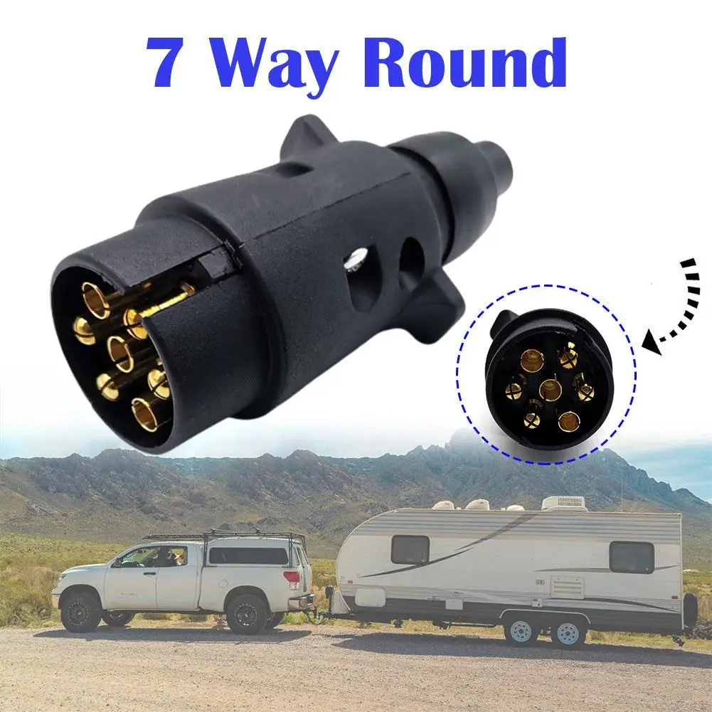 12v 7 Way Round Standard European Car Plug Connector Adapter Connectors Plastic Plugs Hot Socket sale Towing Pin X8O5
12v 7 Way Round Standard European Car Plug Connector Adapter Connectors Plastic Plugs Hot Socket sale Towing Pin X8O5