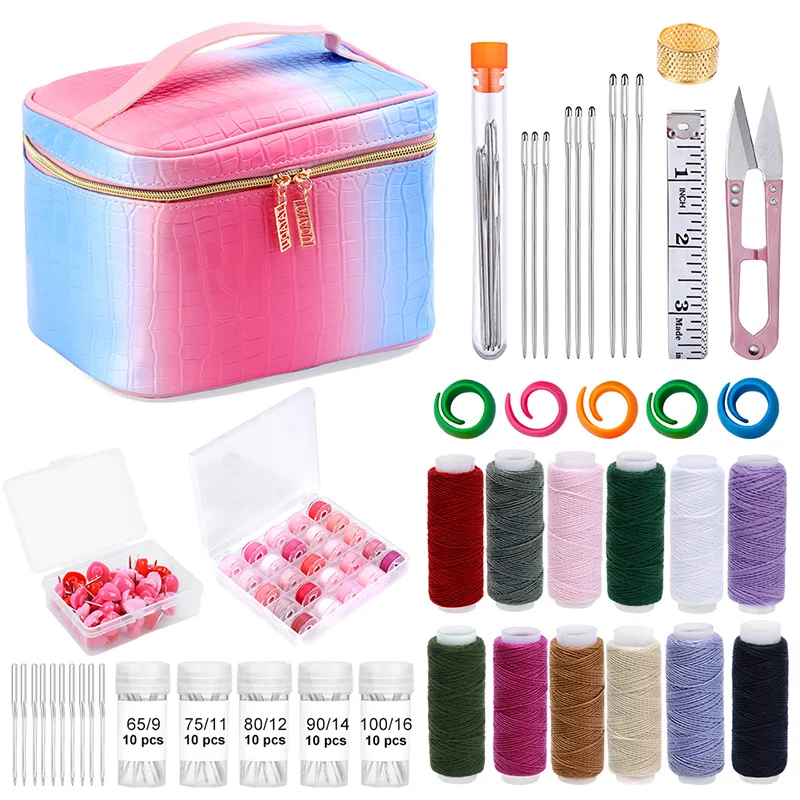 LMDZ Sewing Kit Household Sewing Tool With Bobbin Threads Quilting Sewing Thread DIY Hand Stitching Supplies For Needlework
LMDZ Sewing Kit Household Sewing Tool With Bobbin Threads Quilting Sewing Thread DIY Hand Stitching Supplies For Needlework
