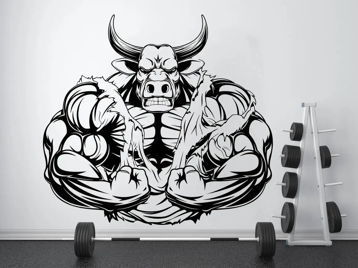 Gym Wall Decal Fitness Decor Workout Art Vinyl Gorilla Stickers Bedroom Motivation Crossfit Wall Decoration Homegym Murals T121
Gym Wall Decal Fitness Decor Workout Art Vinyl Gorilla Stickers Bedroom Motivation Crossfit Wall Decoration Homegym Murals T121