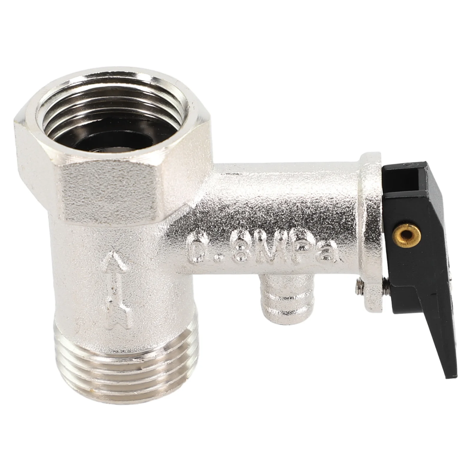 Durable Brass Safety Valve, Adjustable Pressure Relief Valve, Protects Against Overpressure In Closed Water Systems
Durable Brass Safety Valve, Adjustable Pressure Relief Valve, Protects Against Overpressure In Closed Water Systems