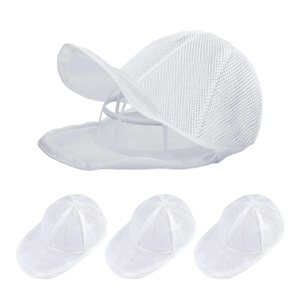 

4 Pack Hat Cleaner Protector Anti Deformation Solid Structure Washing Hat Rack Hat Holder Wash Protector For Baseball Caps