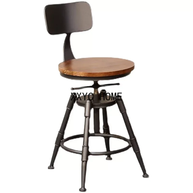Modern Rotating Bar Stool Accent Solid Wood Retro Island Dining Chairs Patio Barber Reception Taburete Alto Bar Furniture
Modern Rotating Bar Stool Accent Solid Wood Retro Island Dining Chairs Patio Barber Reception Taburete Alto Bar Furniture